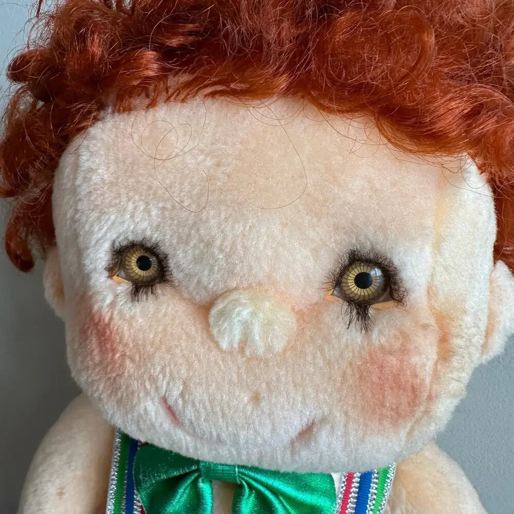Vintage Kenner 80s Hugga Bunch Hugsy Boy Doll Red Hair Original clothes